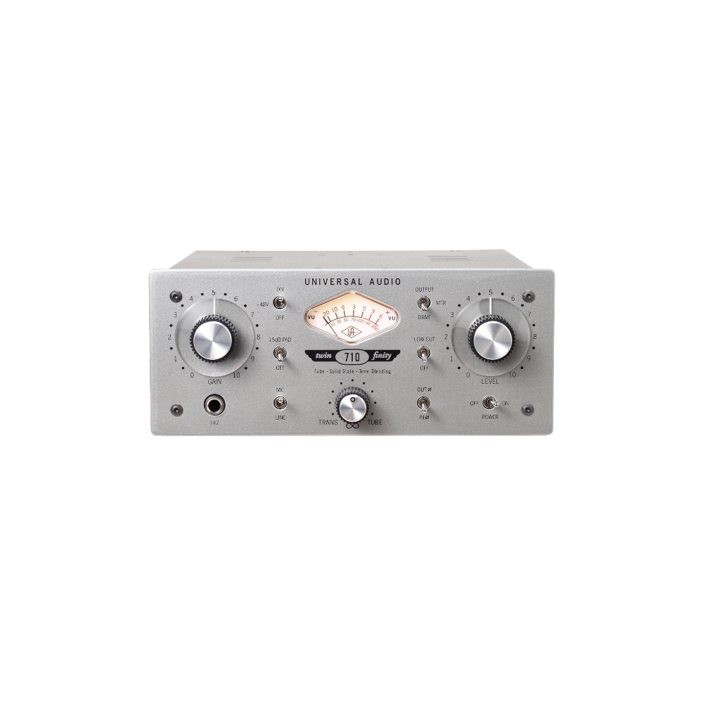 Universal_Audio_710_Twin-Finity_-_Single-Channel_Tube_and_Solid_State_Mic_Pre_DI_1_-_Front