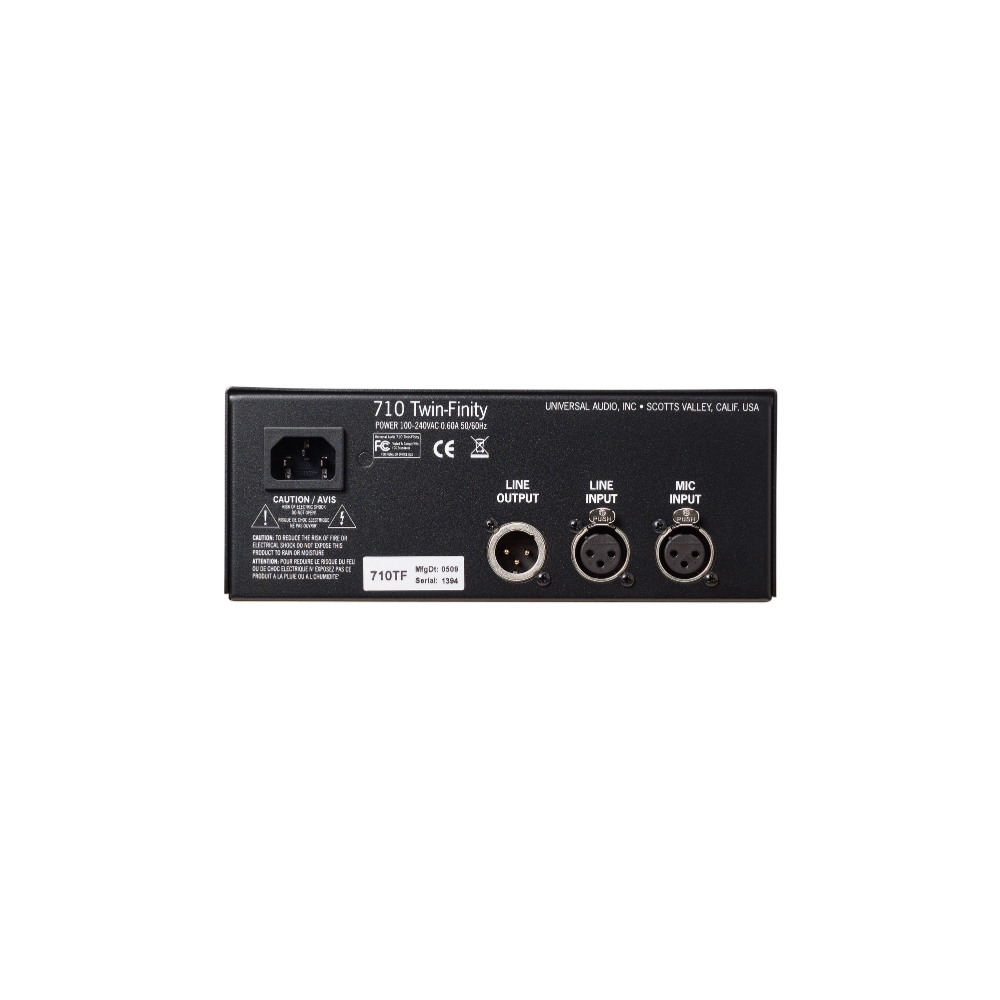 Universal_Audio_710_Twin-Finity_-_Single-Channel_Tube_and_Solid_State_Mic_Pre_DI_2_-_Rear