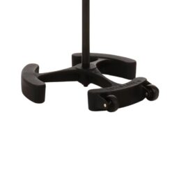 Latch_Lake_micKing_MK3300STBK_-_Straight_Double_Telescopic_Mic_Stand_with_Twin_Lever_Locks_Cast_Iron_Base_and_Castor_Wheels_Black_-_7