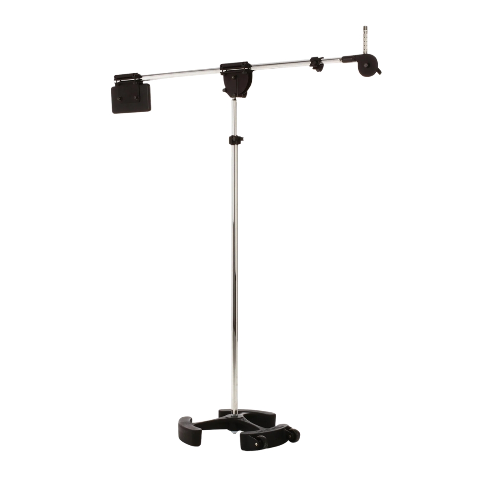 Latch_Lake_micKing_2200_-_Studio_Boom_Microphone_Stand_with_Lever_Locks_Heavy-Duty_Boom_Clutch_and_Stable_Base_with_Castor_Wheels_Chrome_-_2
