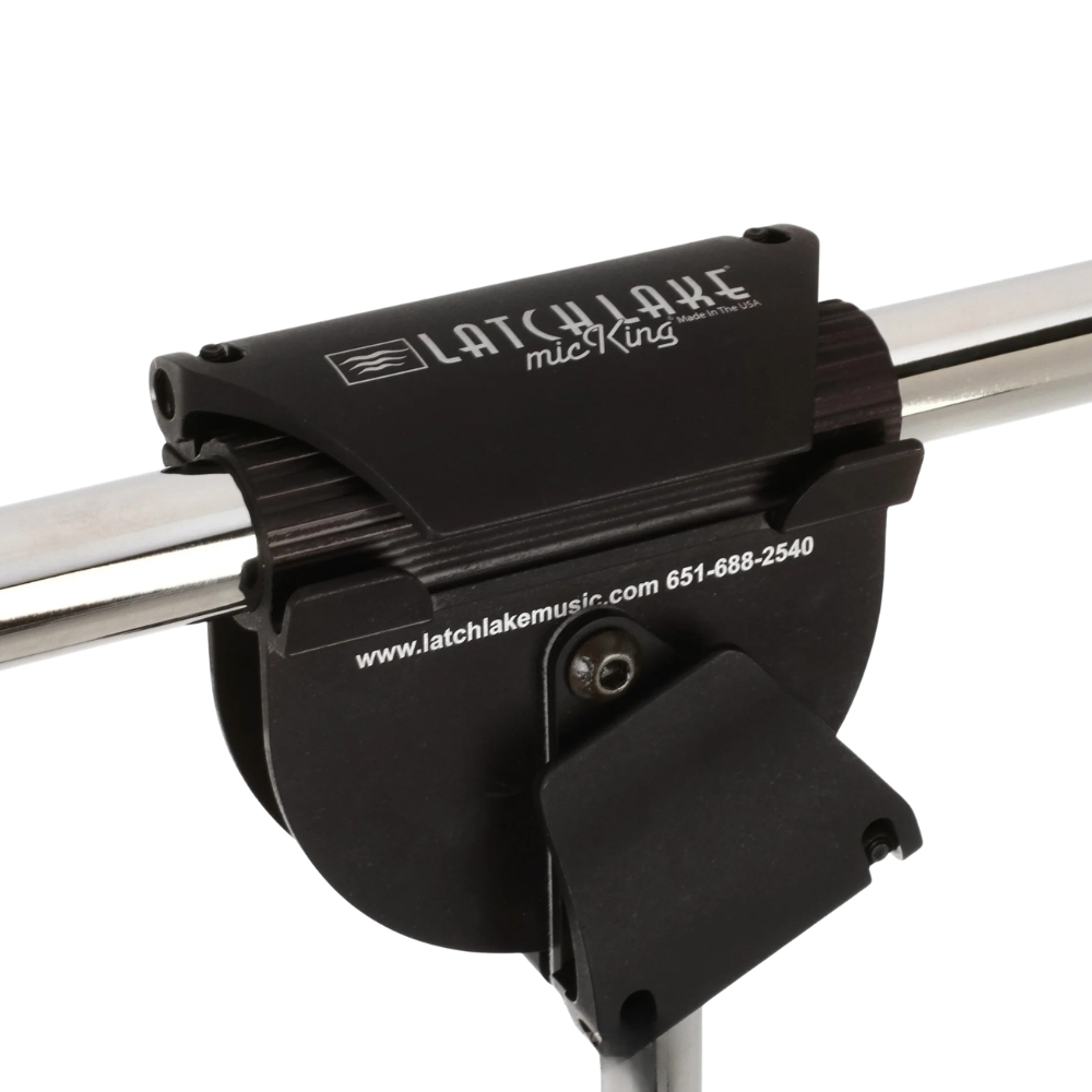 Latch_Lake_micKing_2200_-_Studio_Boom_Microphone_Stand_with_Lever_Locks_Heavy-Duty_Boom_Clutch_and_Stable_Base_with_Castor_Wheels_Chrome_-_6