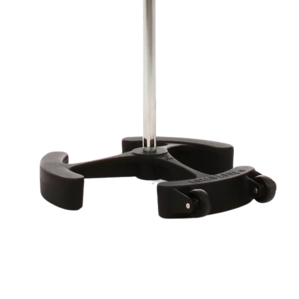 Latch_Lake_micKing_2200_-_Studio_Boom_Microphone_Stand_with_Lever_Locks_Heavy-Duty_Boom_Clutch_and_Stable_Base_with_Castor_Wheels_Chrome_-_11