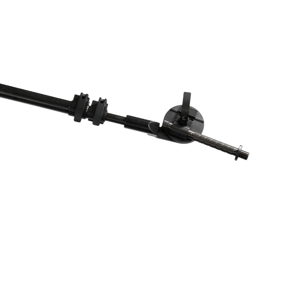 Latch_Lake_micKing_3300_-_Telescopic_Studio_Boom_Microphone_Stand_with_Lever_Locks_Heavy-Duty_Boom_Clutch_and_Stable_Base_with_Castor_Wheels_Black_-_3