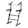 HERCULES AUTOLOCK Z-KEYBOARD STAND W/TIER