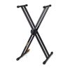 HERCULES EZ-LOK DOUBLE X-KEYBOARD STAND