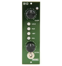 Burl Audio B1D 500 Microphone Preamp with BX4 Iron Output Transformer