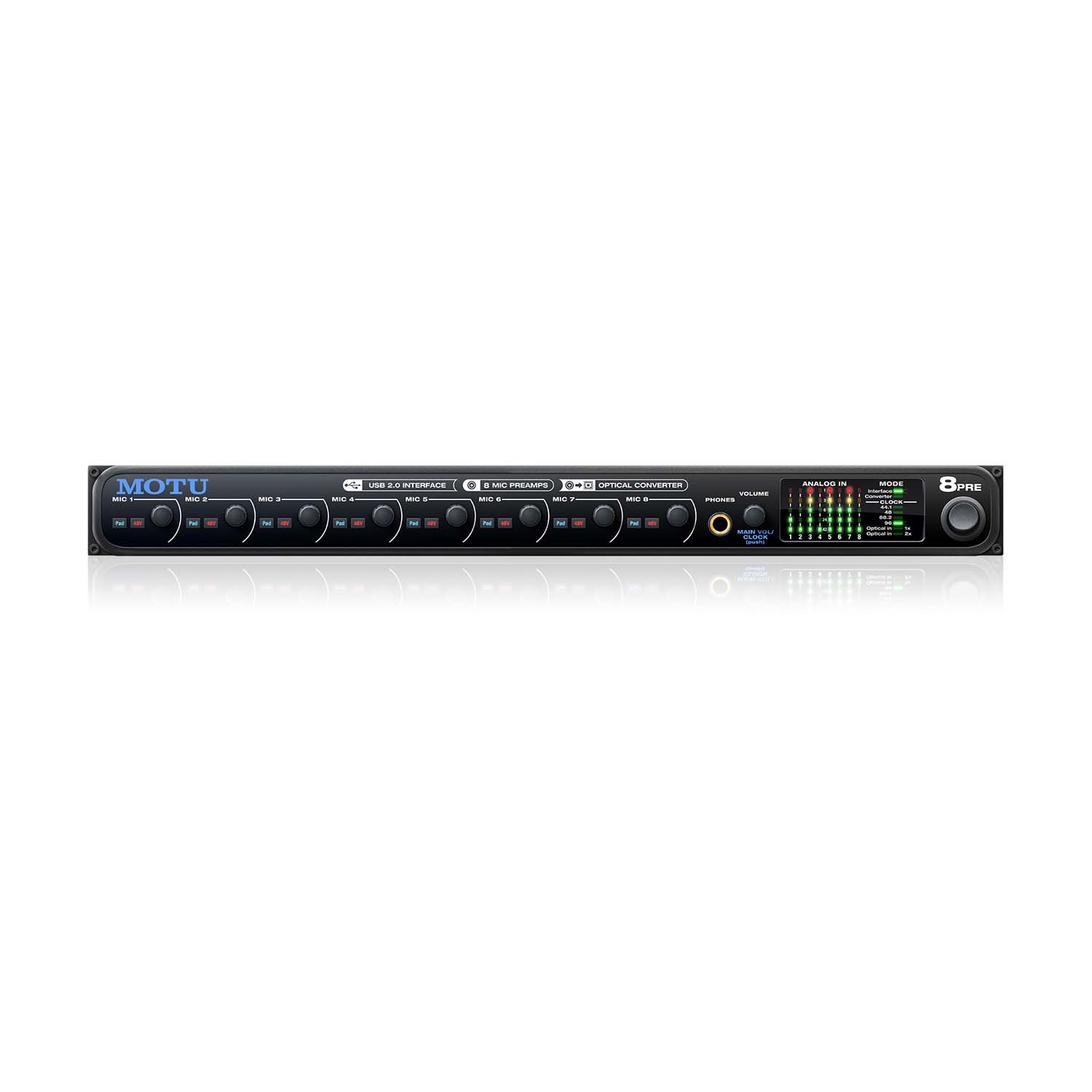 MOTU 8pre USB - Audio Chocolate