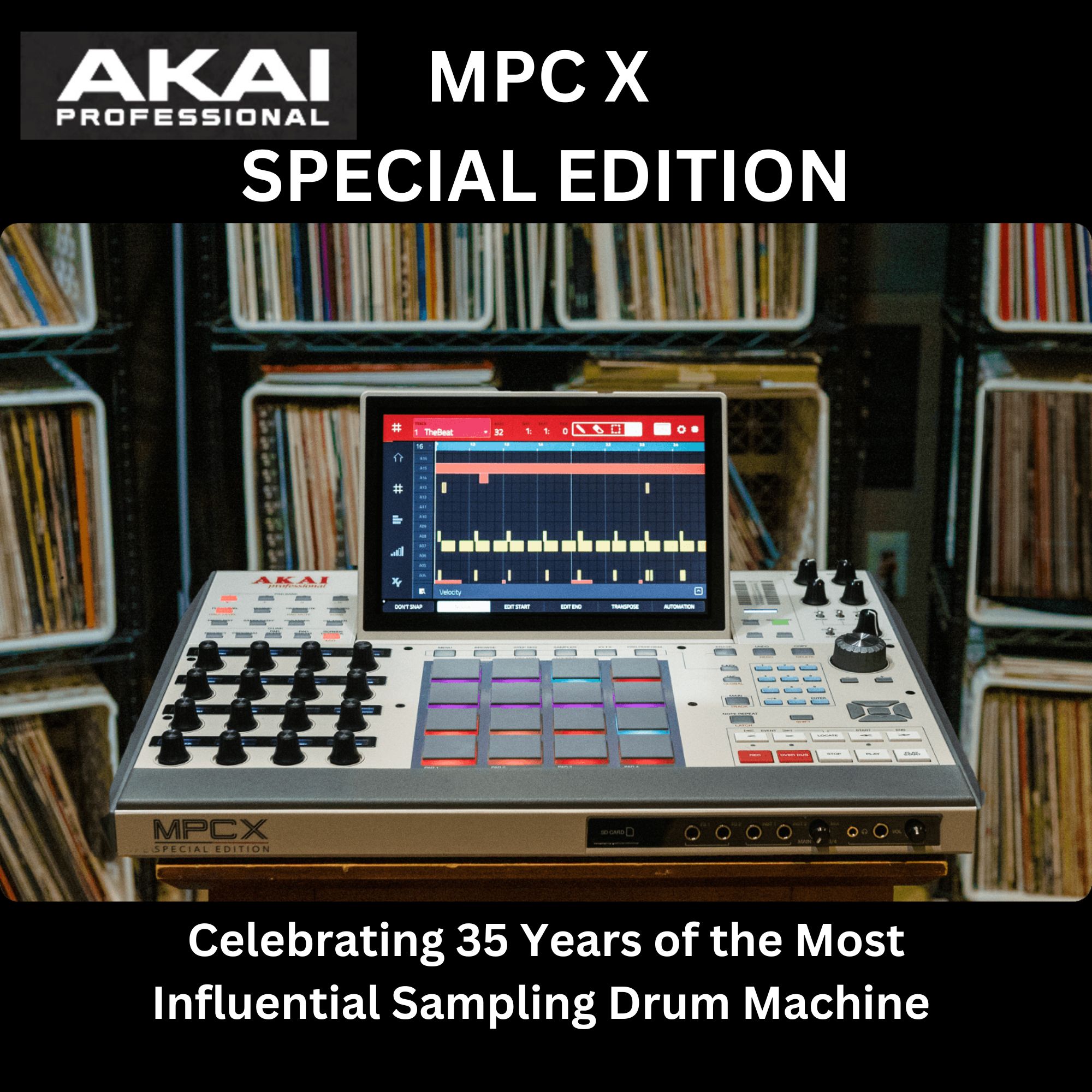 AKAI Professional MPC X SPECIAL EDITION Celebrating 35 Years of 