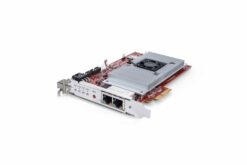 Alternative view of Focusrite RedNet PCIeNX Low-latency, high-channel-count PCIe Dante interface.