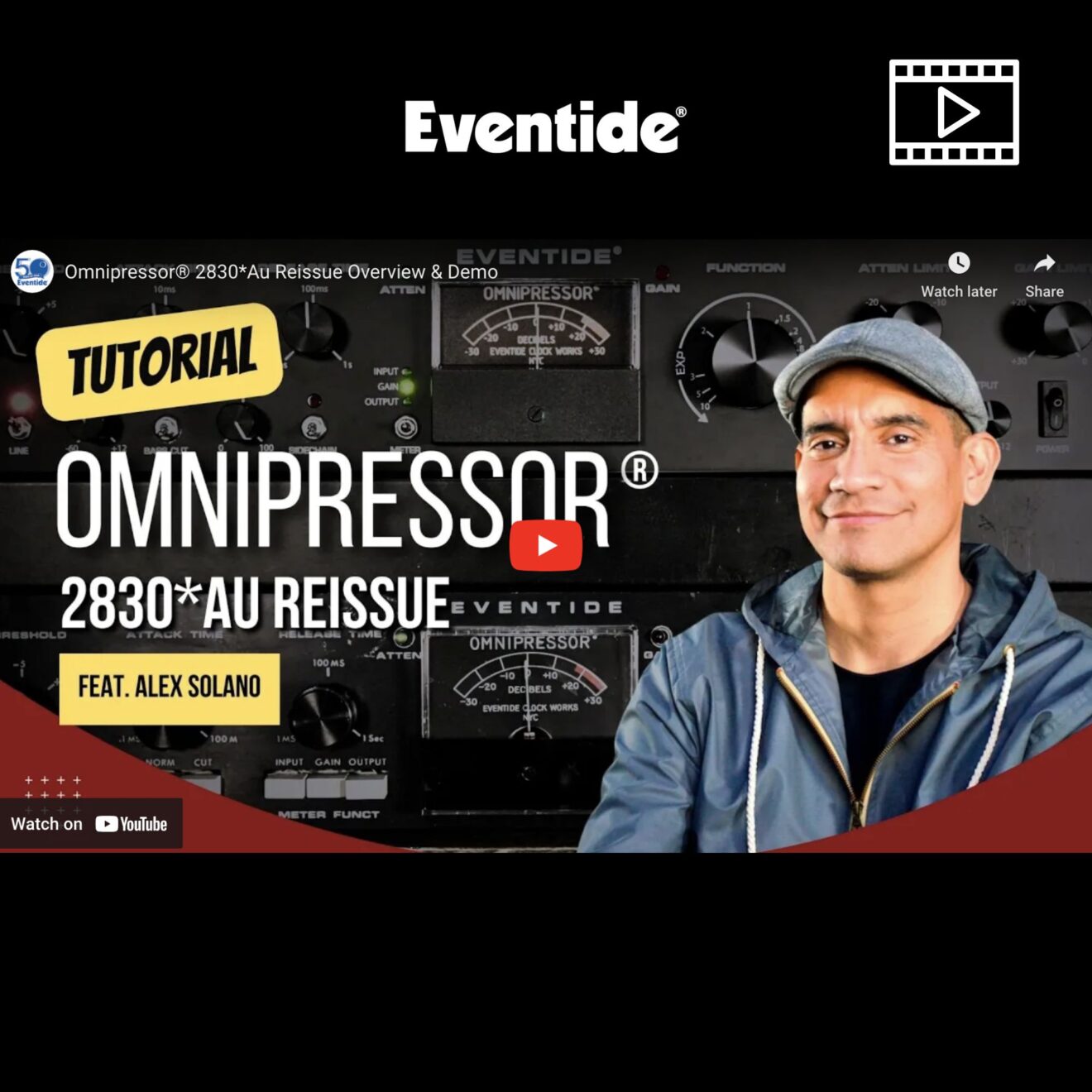 Eventide Omnipressor Model 2830 Au - Classic Dynamics Processor Reissue With Modern Upgrades