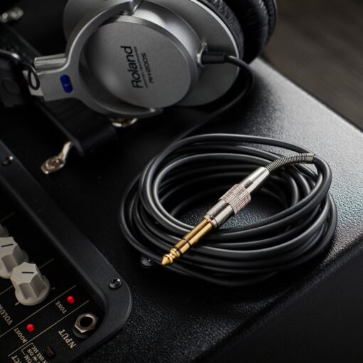 Roland_RH-200S_-_Stereo_Monitor_Headphones_-_Silver_w_Straight_Cable_4