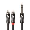 Roland_RCC-5-TR2RV2_and_RCC-10-TR2RV2_-_Black_Series_1-4-Inch_TRS_Male_to_Dual_RCA_Interconnect_Cables