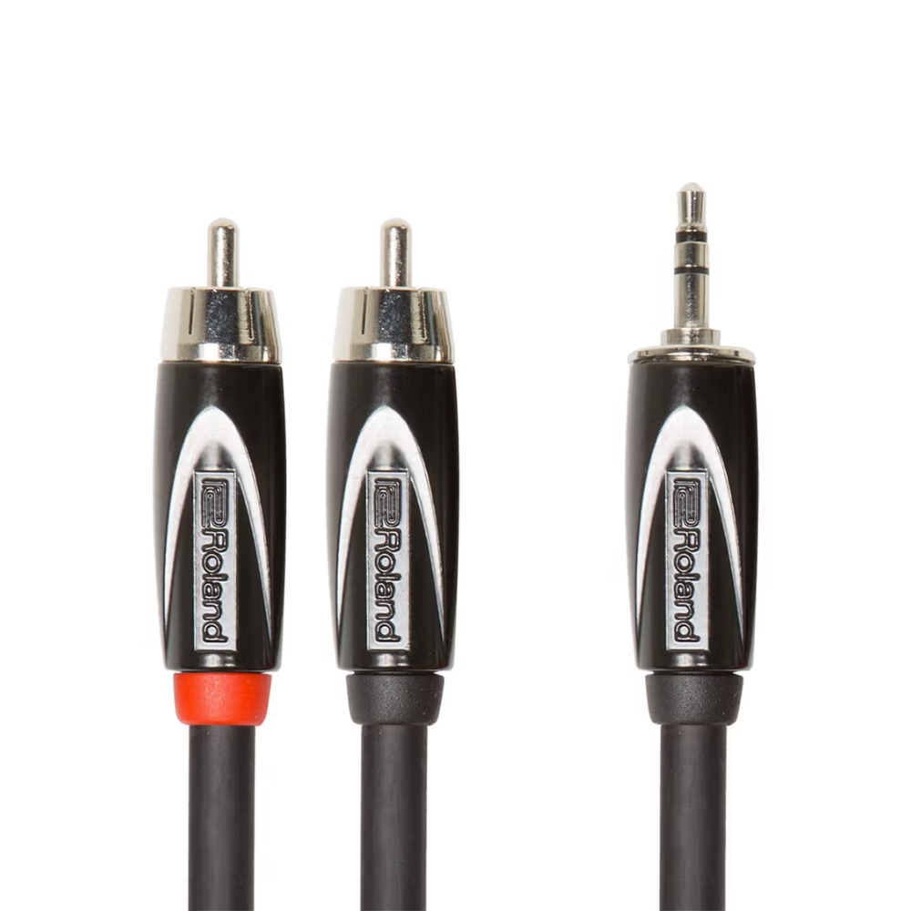 Roland_RCC-5-352RV2_and_RCC-10-352RV2_-_Black_Series_3.5mm_TRS_Mini_Male_to_Left_Right_RCA_Insert-Splitter_Interconnect_Cables_1