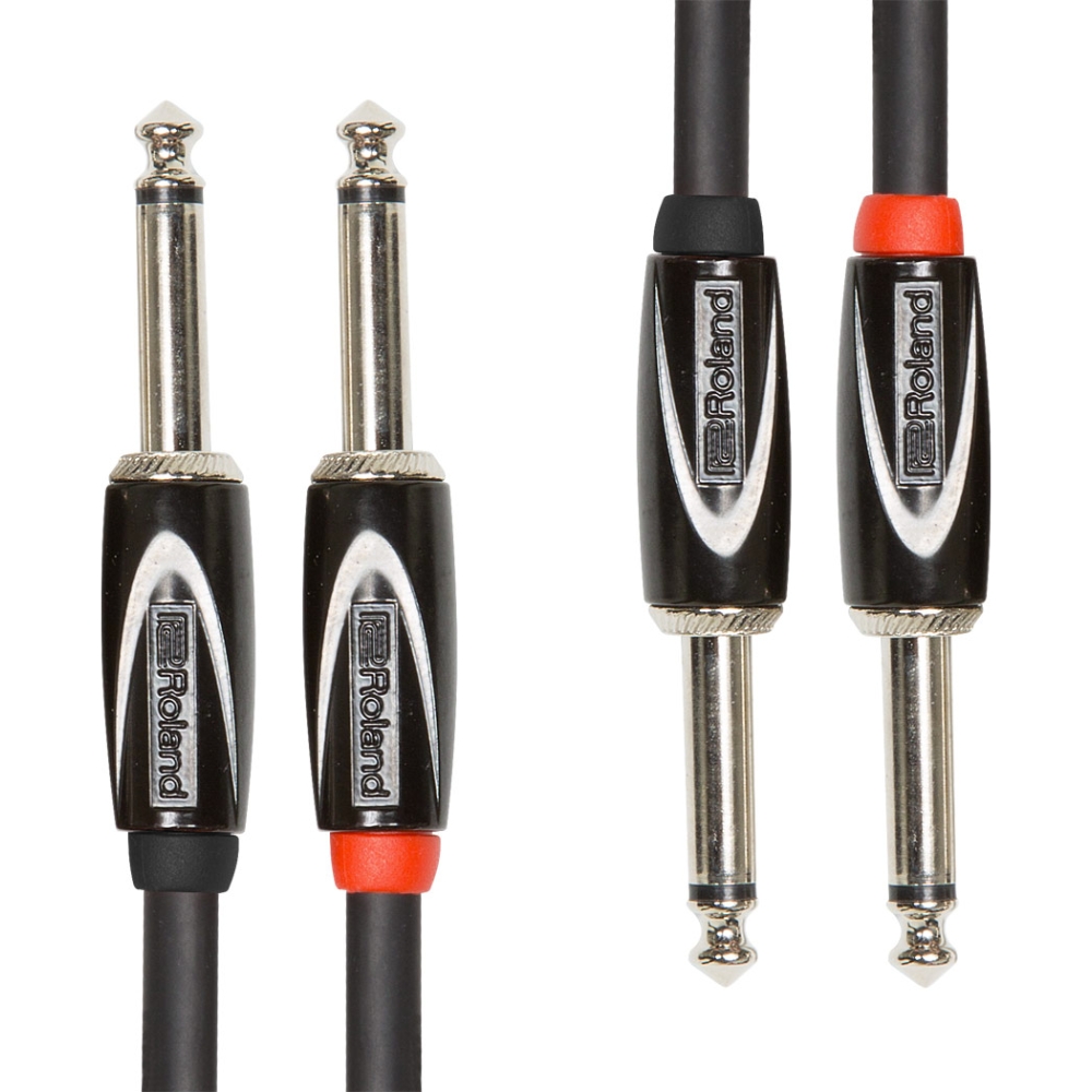 Roland_RCC-3-2814_RCC-5-2814_RCC-10-2814_and_RCC-15-2814_-_Black_Series_Dual_1-4__TS_to_Dual_1-4__TS_Interconnect_Cables_2