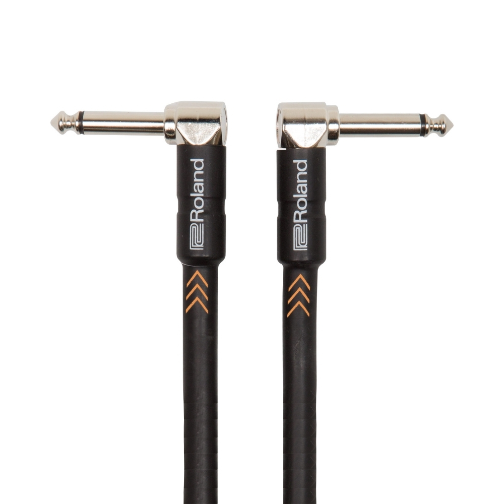 Roland_RIC-BPC_RIC-B1AA_and_RIC-B3AA_-_Black_Series_Right_Angle_1-4-Inch_TS_Male_to_Right_Angle_1-4-Inch_TS_Male_Instrument_Cables_1