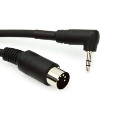 BOSS_BMIDI-3-35_-_Type_A_3.5mm_Right-Angle_(Mini)_TRS_to_Male_5-Pin_MIDI_DIN_Cable_3