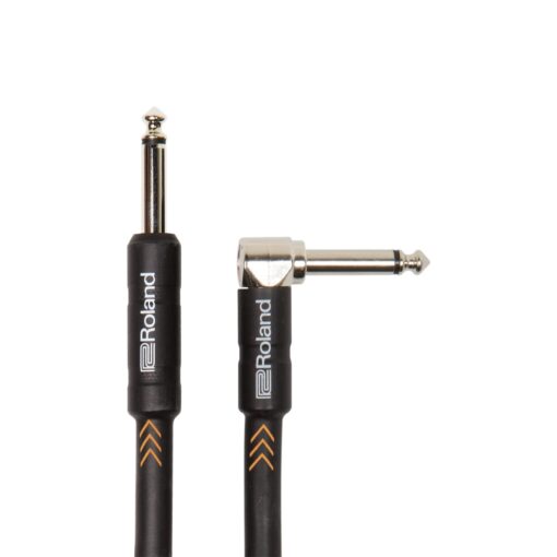 Roland_RIC-B5A_RIC-B10A_RIC-B15A_and_RIC-B20A_-_Black_Series_Straight_1-4-Inch_TS_Male_to_Right_Angle_1-4-Inch_TS_Male_Instrument_Cables_1