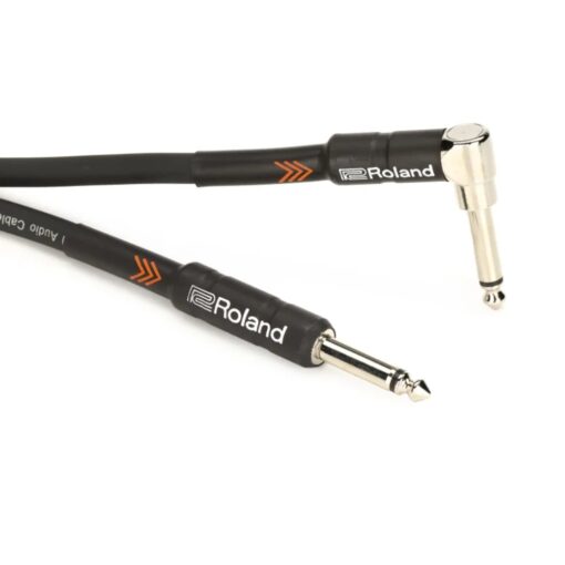 Roland_RIC-B5A_RIC-B10A_RIC-B15A_and_RIC-B20A_-_Black_Series_Straight_1-4-Inch_TS_Male_to_Right_Angle_1-4-Inch_TS_Male_Instrument_Cables_2