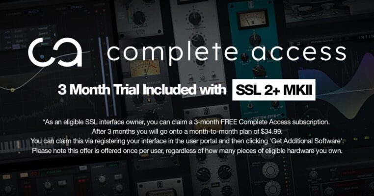 SSL 2+ Mk2 Complete Access - Free Trial