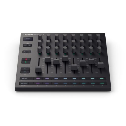 Novation_Launch_Control_XL_Mk3_-_Creative_MIDI_Control_Surface_7_-_Front_Elevated