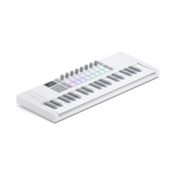 Novation_LaunchKey_Mini_37_Mk4_White_Edition_-_37-Key_MIDI_Controller_Keyboard_6_-_Left_Angle