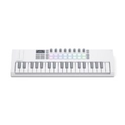 Novation_LaunchKey_Mini_37_Mk4_White_Edition_-_37-Key_MIDI_Controller_Keyboard_7_-_Front_Elevated