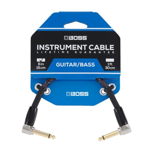 BOSS_BIC-PC_-_1_4-inch_TRS_(Male)_Right-Angle_to_1_4-inch_TRS_(Male)_Right-Angle_Instrument-Patch_Cable_(6-inch_-_15cm)_—_Single_Unit_1