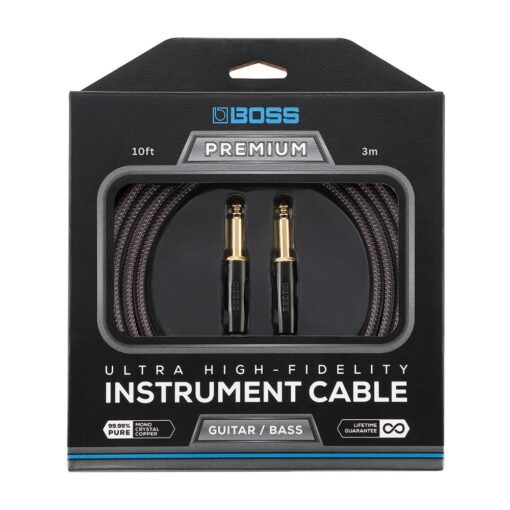 BOSS_BIC-P10_-_Premium_1_4-inch_TS_Male_Straight_to_1_4-inch_TS_Male_Straight_High-Fidelity_Instrument_Cable_10ft_-_3m_-_01