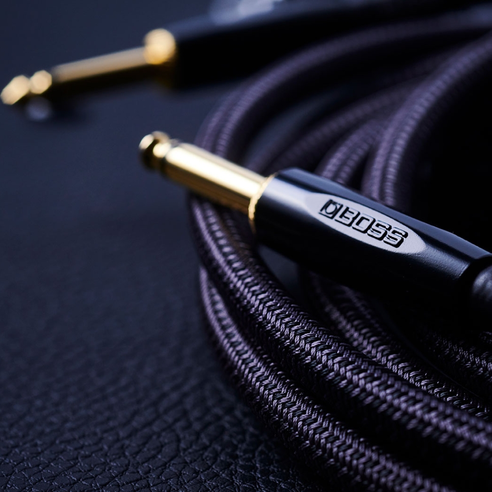 BOSS_BIC-P10_-_Premium_1_4-inch_TS_Male_Straight_to_1_4-inch_TS_Male_Straight_High-Fidelity_Instrument_Cable_10ft_-_3m_-_11
