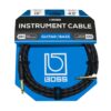 BOSS_BIC-15A_-_1-4-inch_TS_Male_Straight_to_1-4-inch_TS_Male_Right-Angle_Instrument_Cable_15ft_-_4.5m_-_1