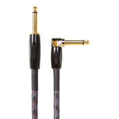 BOSS_BIC-15A_-_1-4-inch_TS_Male_Straight_to_1-4-inch_TS_Male_Right-Angle_Instrument_Cable_15ft_-_4.5m_-_2