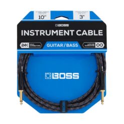 BOSS_BIC-10_-_1-4-inch_TS_Male_Straight_to_1-4-inch_TS_Male_Straight_Instrument_Cable_10ft_-_3m_-_1