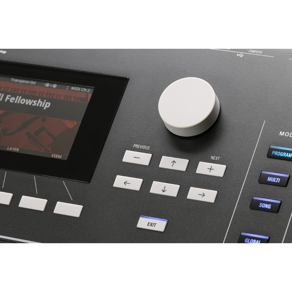 Kurzweil_K2088_-_88-Key_V.A.S.T._Synthesizer_Workstation_15_Top_LED_Display_Screen_and_Main_Knob