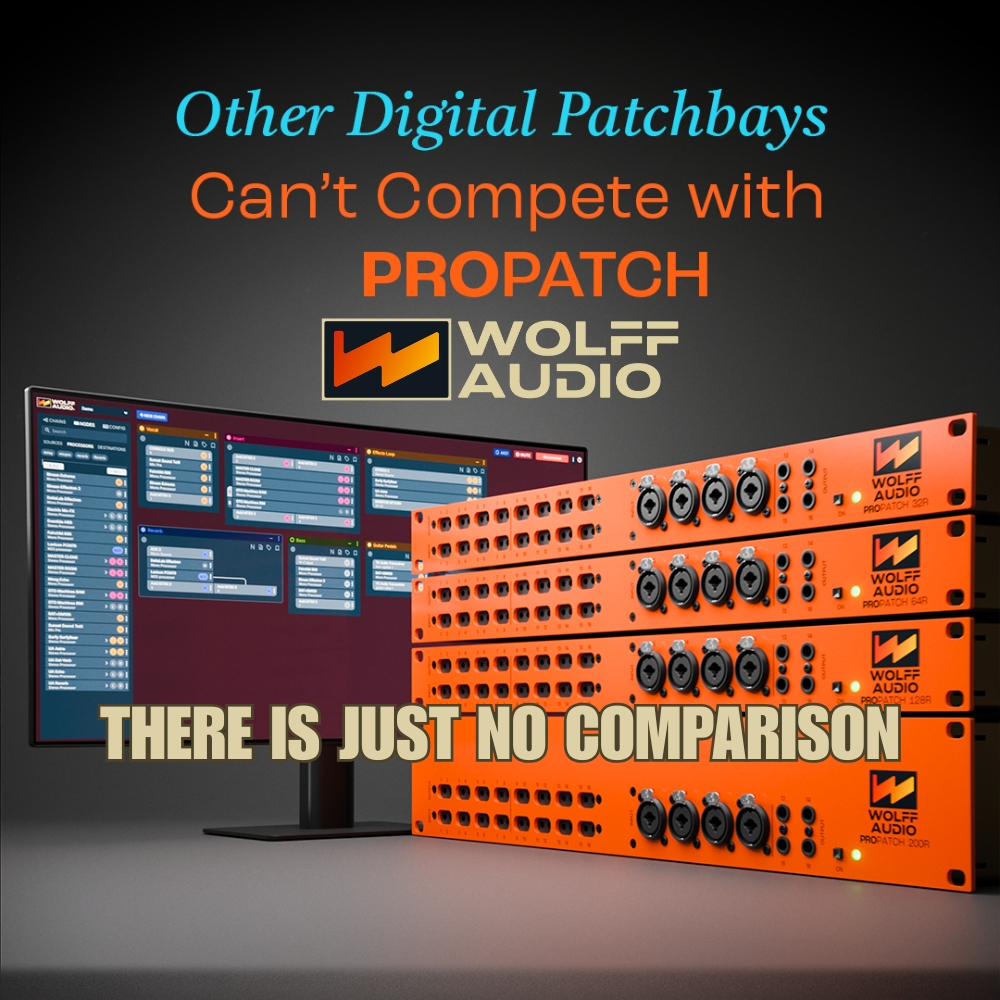 There Is Just No Comparison Wolff Audio ProPatch Redefines Patchbays (Blog)