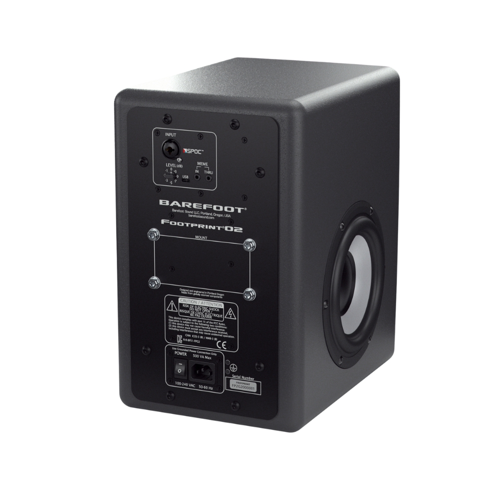 Barefoot_Footprint02_Gen2_-_6.5-inch_Dual_Force_200W_3-Way_Active_Near-Field_Monitors_Pair_-_9_-_Top_Rear