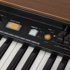 Crumar_DK61_-_61-Key_Tonewheel_Organ_MIDI_Controller_with_Pulse_Waterfall_Keybed_9_Drawbars_5-Pin_MIDI_Out_USB-B_Port_and_USB-MIDI_-_10