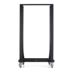 Sound_Anchors_Rack-20_-_Open_Frame_20U_Studio_Rack_Cart_with_Twin_Caster_Wheels_-_2_Front