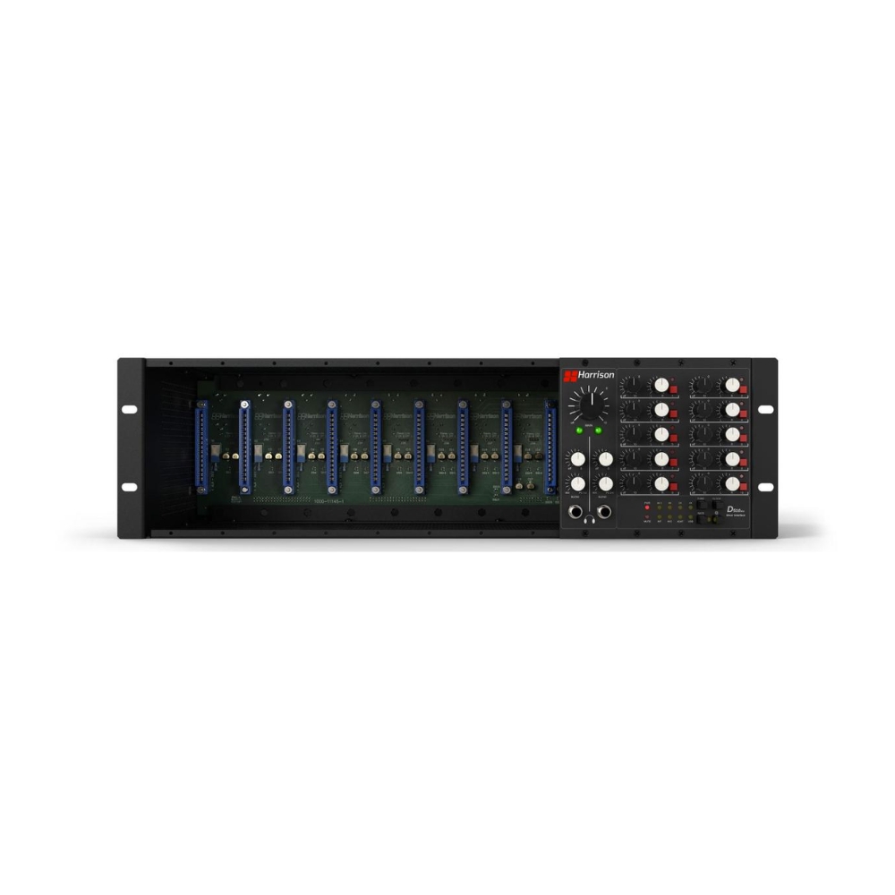 Harrison_Audio_D510r_Rack_–_500_Series_10-Slot_Chassis_with_Dante_AoIP_Interface_Card_and_D510MX_500_Series_10x2_Analog_Summing_Mixer_Module_-_1