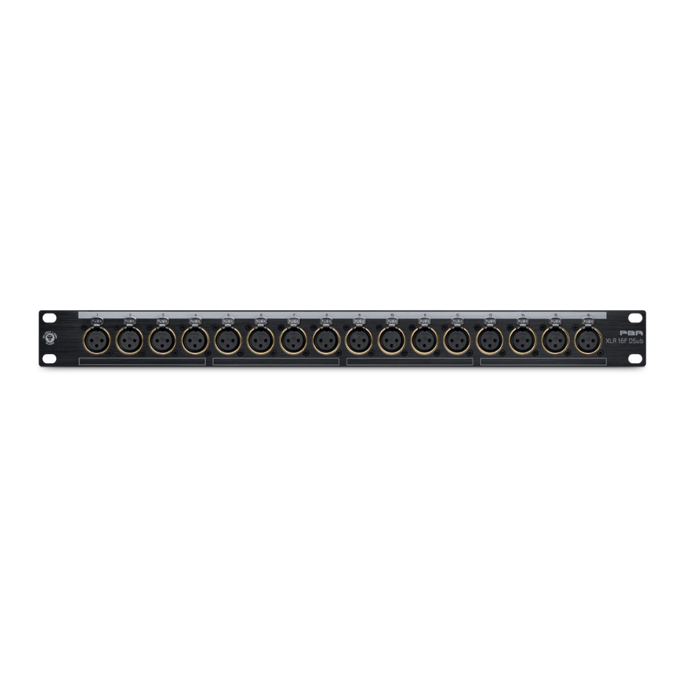 Black_Lion_Audio_PBR_XLR_16F_DSub_-_16-Point_Gold-Plated_Female_XLR_DB25_Patchbay_-_1_Front
