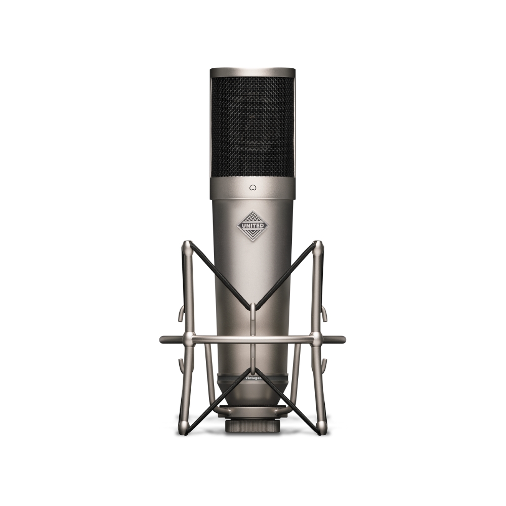 United_Studio_Technologies_UT_Vintage87_–_Large_Diaphragm_Condenser_Microphone_-_7_Front_with_Shockmount