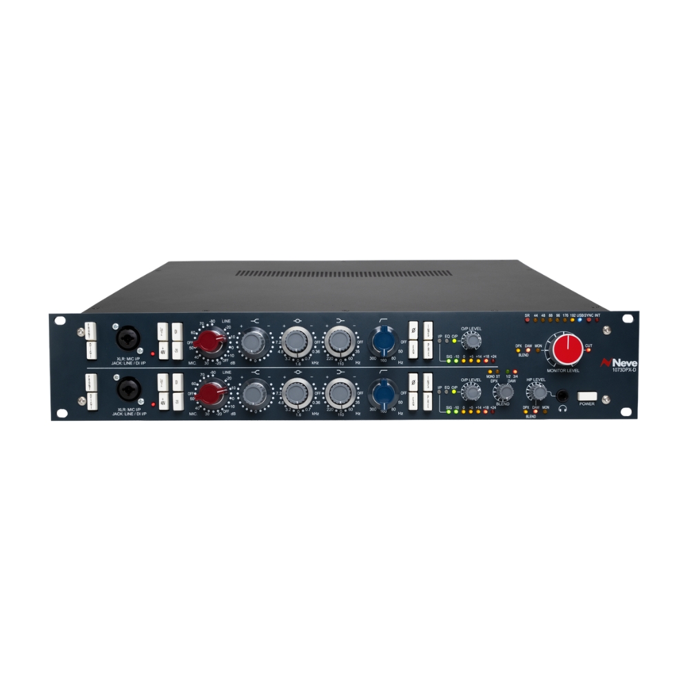 Neve_1073DPX-D_–_Dual_1073_Channel_Strip_with_Integrated_USB_ADAT_Audio_Interface_-_1_Front