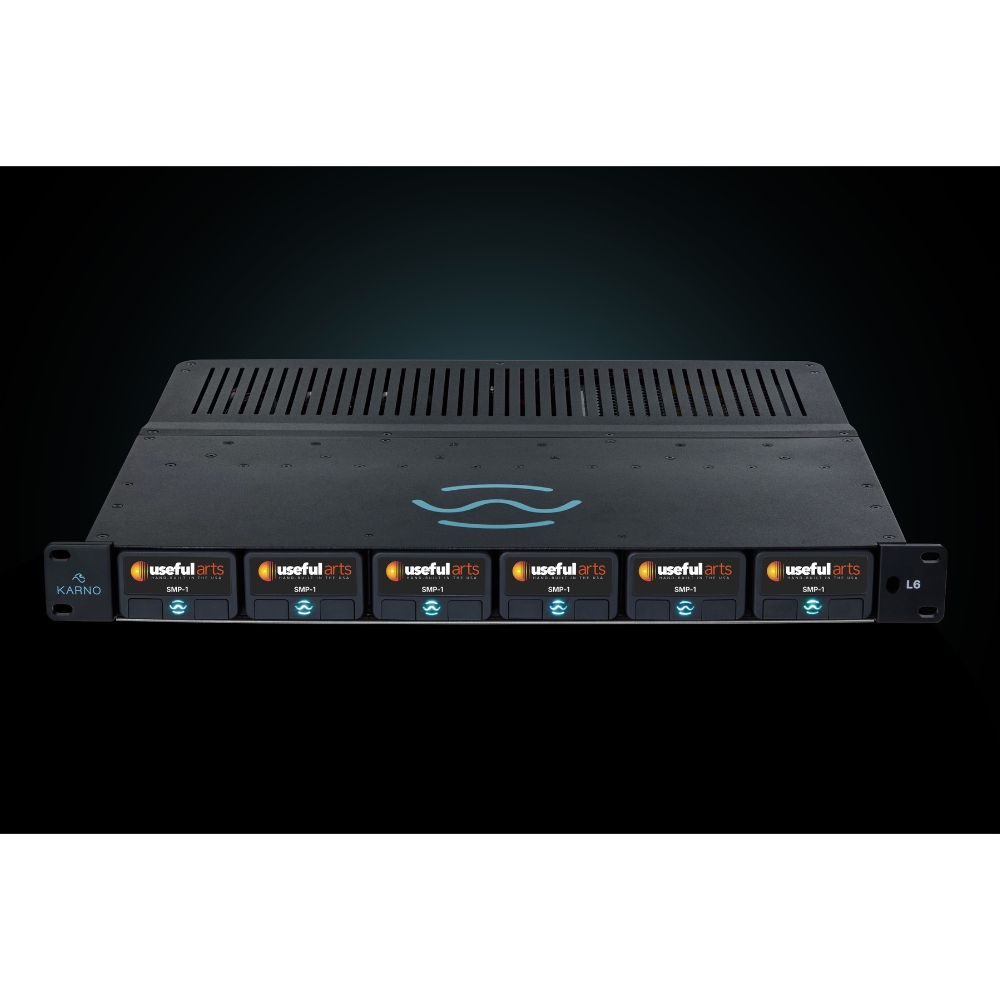 Useful_Arts_SMP-1_-_Vacuum_Tube_Microphone_Preamplifier_SEPIA_Module_-_4_Karno_L6_Rack_with_Multiple_Modules