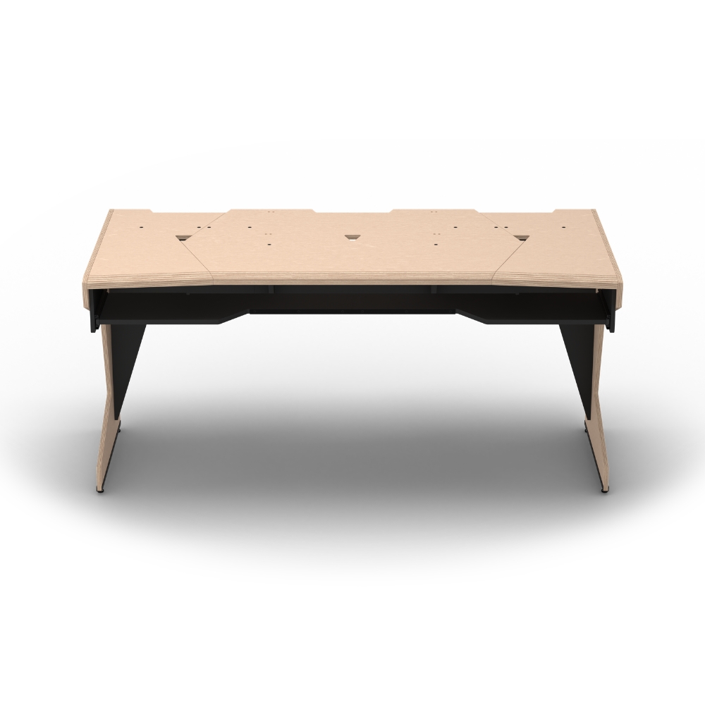 SESSIONDESK_HOME_big_2-0_-_Studio_Desk_with_Keyboard_Tray_100_Percent_Birch_-_2_Front