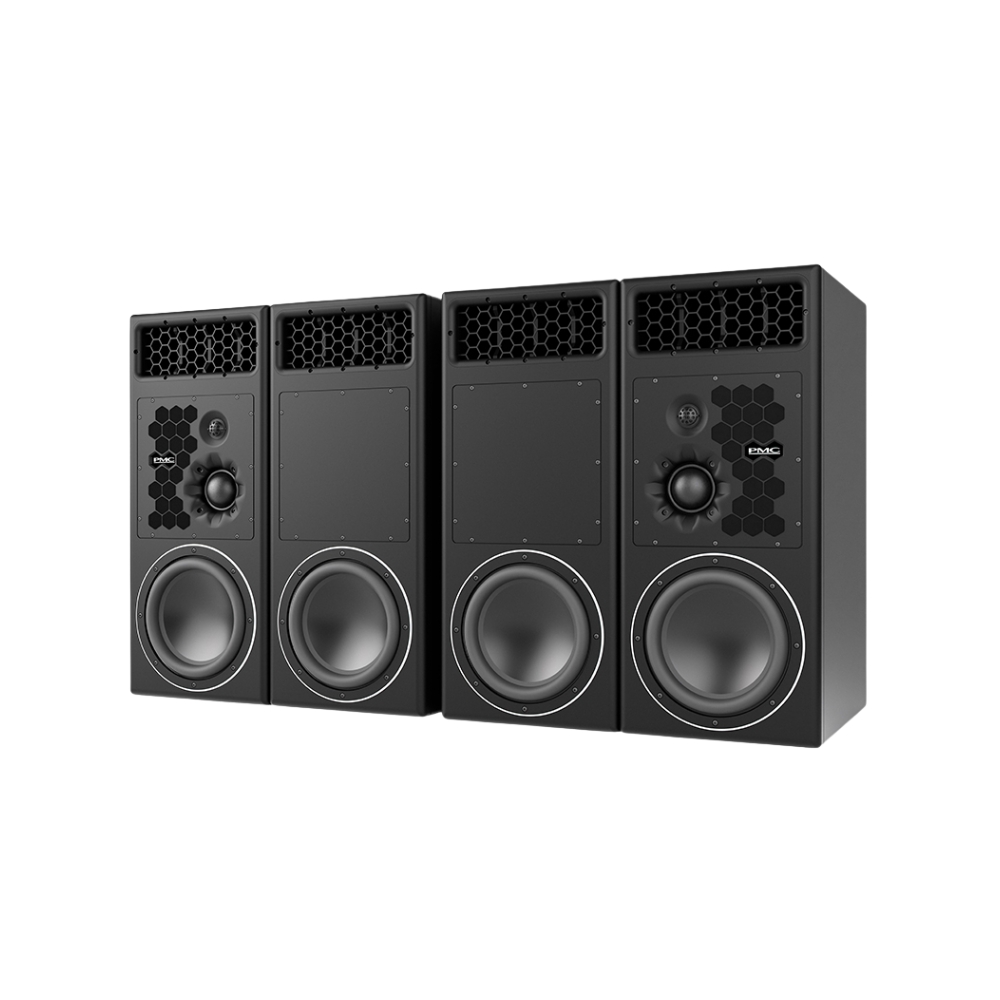 PMC12-XBD_-_Three-Way_Four-Driver_Dual-Cabinet_ATL_Active_Reference_Monitor_Pair_-_3_Front_Right_Angle_Each_Unit_Side_by_Side