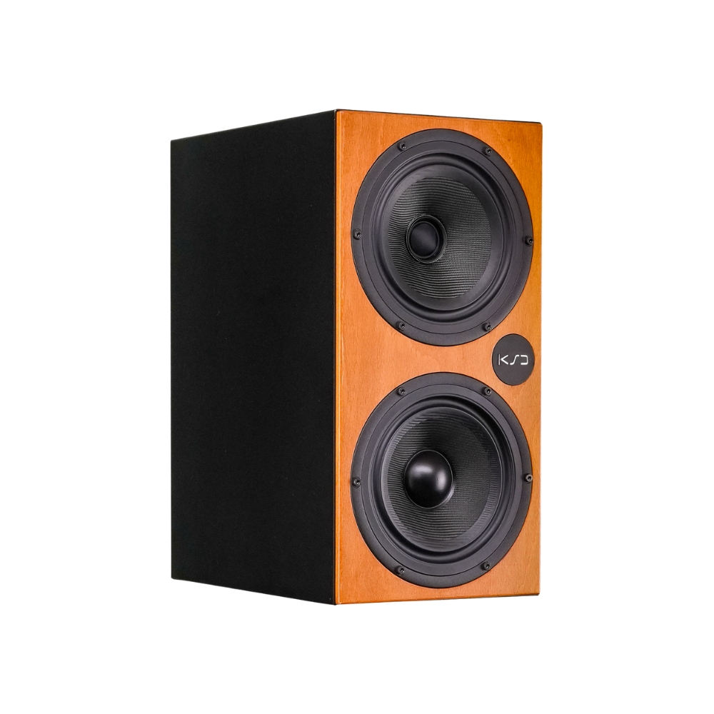 KSD_C55_Reference_-_2.5-Way_Coaxial_Main_Monitor_Cherry_PAIR_-_7_Front_Left_Angle_Vertical_Right