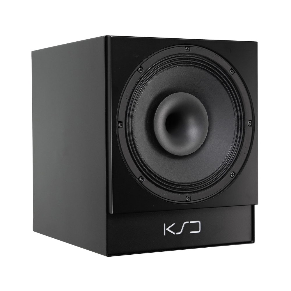 KSD_C100_Reference_-_2-Way_Coaxial_Point_Source_Monitor_Black_PAIR_-_3_Front_Left_Angle