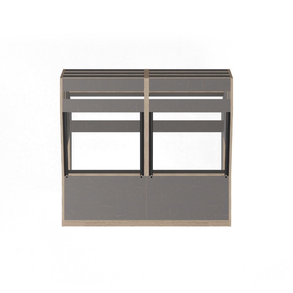 SESSIONDESK_QUINTAV_2-0_-_Studio_Workstation_with_Keyboard_Tray_80s_Grey_-_3_Top