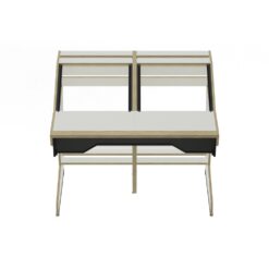 SESSIONDESK_QUINTAV_2-0_-_Studio_Workstation_with_Keyboard_Tray_70s_White_-_2_Front