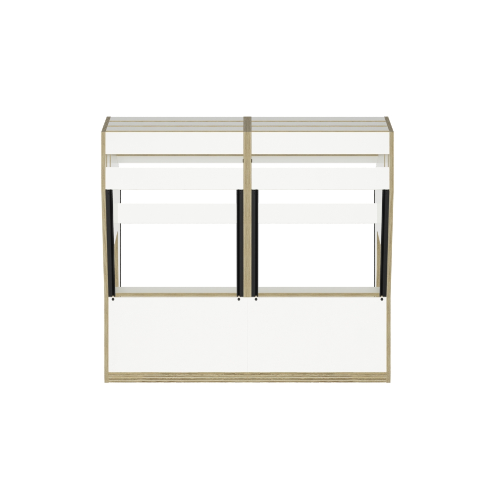 SESSIONDESK_QUINTAV_2-0_-_Studio_Workstation_with_Keyboard_Tray_70s_White_-_3_Top