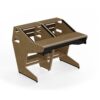 SESSIONDESK_QUINTAV_2-0_-_Studio_Workstation_with_Keyboard_Tray_50s_Brown_-_1_Front_Side
